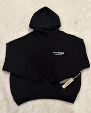 NWT Essentials Black Fleece Hoodie FW24 Fear Of Gods S to L