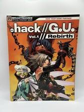 .Hack G.U. Vol.1 Rebirth Btadygames Official Strategy Game Guide PS2 Nice