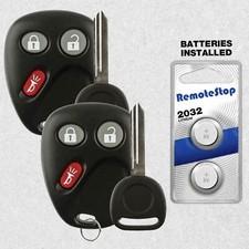 2 For 03 2004 2005 2006 2007 Chevrolet Silverado 1500 2500 3500 Remote Fob + Key