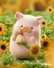 LuLu The Piggy TRAVEL Serie Sunny Day Puppet Flower TOYZEROPLUS Art Toy Original