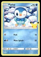 2021 Pokemon Piplup Promo McDonald's 25th Anniversary Promos 020/025 NM