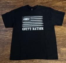 Black CHEVY NATION Graphic T-Shirt Men’s Size X-Large