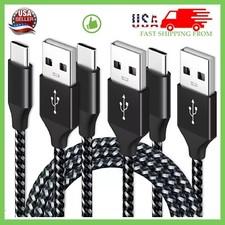 1/3 Pack 3/6/10Ft USB to Type-C Cable Fast Charger Charging Data Sync Cord