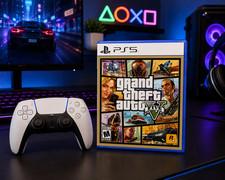 PS5 Controller + Grand Theft Auto V Bundle (DualSense + GTA 5 for PlayStation 5)