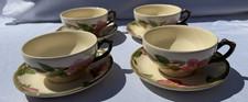 Set of (4) Franciscan Desert Rose Tea Coffee Cups and Saucers England