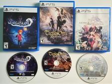 3 Sony PlayStation 5 PS5 Games Lot Bundle - Astria Ascending Tactics Ogre Reborn