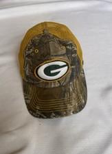 ’47 Green Bay Packers NFL Camo Mesh Hat Yellow One Size Football