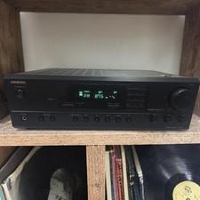 Onkyo TX-8011 Stereo Receiver WRAT AM FM Tuner Phono Input Black Home Audio