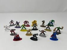 Marvel Diecast Mini Figures Lot Jada Hasbro 1.5” Metal Statues