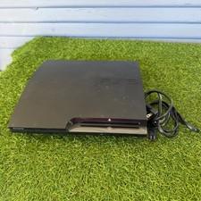 Sony PlayStation 3 PS3 Slim Black Console CECH-2001A 120GB Power Cable FOR PARTS