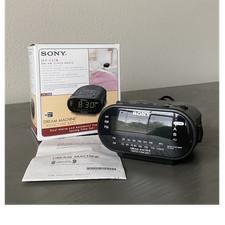 Sony ICF-C318 Dream Machine FM/AM Clock Radio Dual Alarm Automatic Time Black