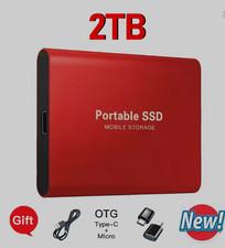 2TB Portable External Hard Drive – 2TB SSD USB 3.1 Storage for Windows/Mac