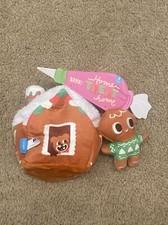 Bark Box Dog Toys Home Treat Home Gingerbread House & Man squeaks and crinkle sm