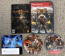 God of War II (PlayStation 2, PS2) CIB Greatest Hits 2 Disc Set w Register Card