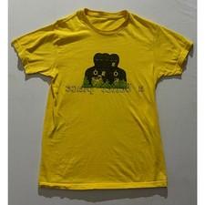 Unknown Brand Graphic Tee / Small / Yellow (Guitar Boy Achieve)