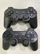 Lot Of 2 Unbranded PS3 Controllers - No Charging Cables - Free Shipping