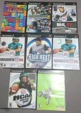 Playstation 2 Video Game Lot Assorted PS2 Titles Most CIB. VG Cond (Lot of 8)