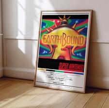 EarthBound Super Nintendo 1994 Retro Game Poster