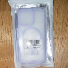 Clear Purple Transparent Hard Fitted Case for Apple iPhone 13 Pro X004JF2BPR