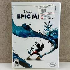 Disney Epic Mickey Nintendo Wii Video Game 2010 Complete Original Case w Booklet