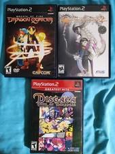 Sony PlayStation 2 RPG Bundle CIB Shin Megami Tensei Breath Of Fire Disgaea