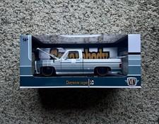 M2 Machine 1975 Grey  Stripe Cheyenne Super 10 1:24 Chevy Squarebody Syndicate