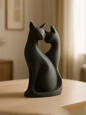 Couple Cats Statue