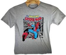 Marvel Comics The Amazing Spider-Man T-Shirt Grey Unisex Size Medium