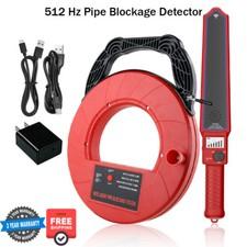 Pipe Blockage Detector Locators 100ft/30m Waterproof Pipeline Blocking Clogging