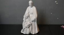 Jesus Mary & Joseph Ceramic 12"  Figure