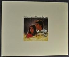 1971 Datsun Brochure 240-Z 510 1200 Li'l Hustler Pickup Truck Excellent Original