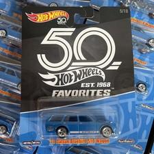 2018 HOT WHEELS 50TH ANNIVERSARY FAVORITES '71 DATSUN BLUEBIRD 510 WAGON #5/10