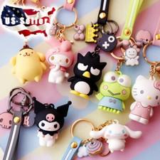 Cute Keychain Hello Kitty KT Cat Cartoon Doll Charm