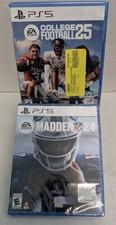 College Football 25 & Madden NFL 24 - 2 Game Bundle - PS5 BRAND NEW AND SEALED