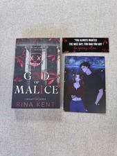 God Of Malice Rina Kent Signed Legacy Of Gods Series Out Of Print Indie Edition