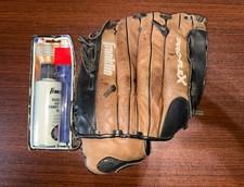 FRANKLIN PRO-FLEX Flex Hybrid BASEBALL GLOVE VINTAGE W/ Glove Conditioner