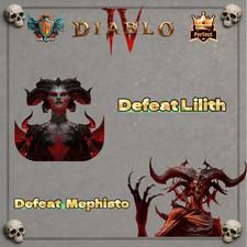 🔥DIABLO 4  SEASON 13✨ Defeat Lilith / Mephisto  T1~T10