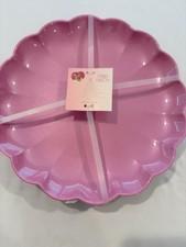 Paris Hilton Pink Melamine Dishwasher Safe Dinner Plate Set, 4 Pieces
