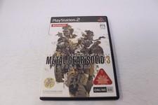 Metal Gear Solid 3 Snake Eater Sony Playstation 2 Japanese Version Region Lock
