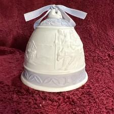 Lladro 1993 Collector's Christmas Bell 3"Dia x 3"H