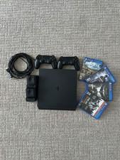 PlayStation 4 Slim PS4 500GB Black CUH-2015A with controller and games bundle