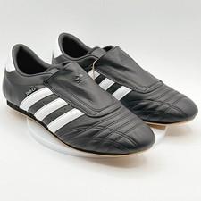 Adidas Taekwondo W Slip On Covered Lace Size 11 Womens Black White JQ4775, NEW
