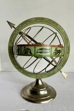 Vintage Italian Armillary with Zodiac Band 12" Stamped Italy
