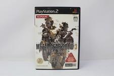 Metal Gear Solid 3 Snake Eater PS2 Sony PlayStation NTSC-J