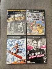 Nintendo GameCube 4 Game Bundle Super Smash Bros, Tony Hawk, SSX3