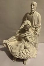 Atlantic Mold Mary Joseph Baby Jesus Ceramic Nativity Figure Statue 70s Vintage 