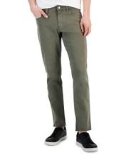 Michael Kors Mens Slim Straight-Fit Acid Wash Parker Jeans Green Size 34x34 $108