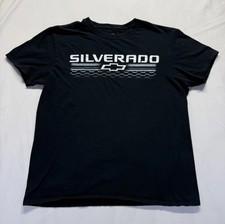 Chevy Silverado t-shirt Mens L black GM licensed graphic tee truck shirt