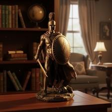 Vintage-Style King Leonidas 10-Inch Statue for Father's Day Gift Decoration