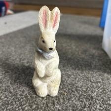 Vintage Easter Bunny  Chalkware  Rabbit Figurine 4.5" tall  Rare